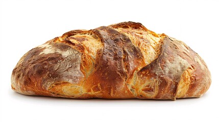 Authentic Sardinian bread, a staple of European cuisine, displayed on a white background.