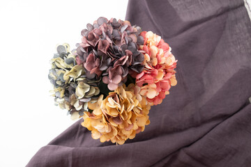 Artificial flower bouquet.
Modern lifestyle image.

