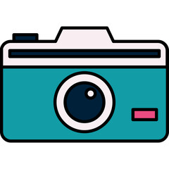 Camera Flat Illustration
