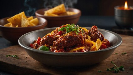 Fototapeta premium stew with vegetables