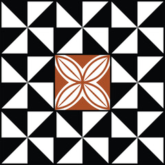 Tribal Polynesian tattoo backdrop. Decorative Samoan pattern for wallpaper.