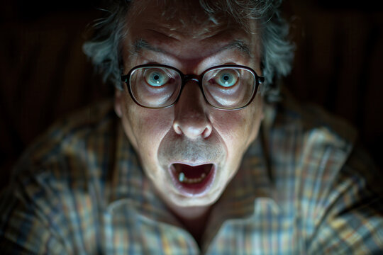 Screeming man