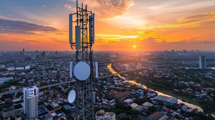 Small Cells: Low-power wireless access points designed to boost network coverage and capacity in localized areas, working alongside traditional cell towers for improved connectivity.
