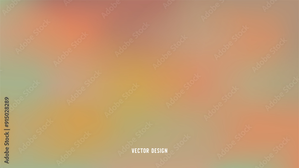 Poster warm autumn tones creating subtle gradient background with soft pastel orange hues