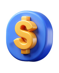 Obraz premium Sleek Investment Symbol on Blue Background with Text Space for Business Plans and Financial Strategies - Photo Stock Concept