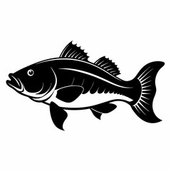 Bass Black silhouette