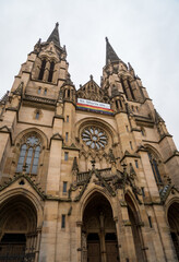 Fototapeta premium St. Maria Kirche, Catholic church in Stuttgart, Baden-Württemberg