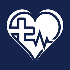 Health logo vector icon design