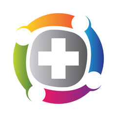 Health logo vector icon design