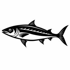Mackerel Black silhouette