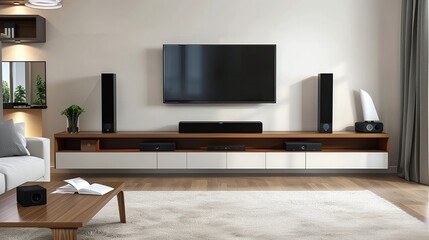 A modern apartment living room