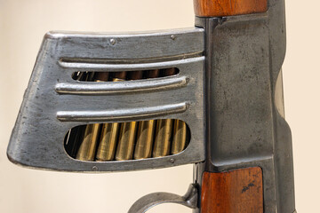 The magazine with ammunition of Krnka rifle, model 1888