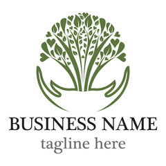 Tree logo vector logo design