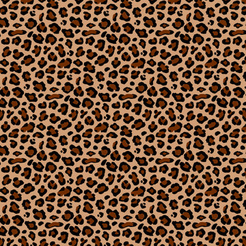 Colored background from leopard spots.Vector seamless pattern of colored leopard spots.