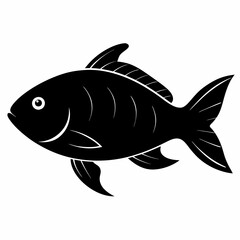 Tilapia Black silhouette