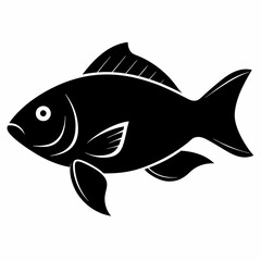 Tilapia Black silhouette