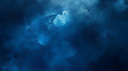 Blue grainy background, vibrant dark noise texture banner design 