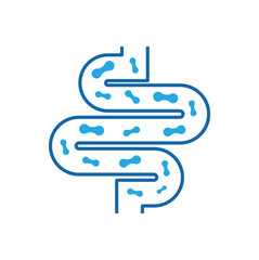 probiotics text healthy lifestyle sign