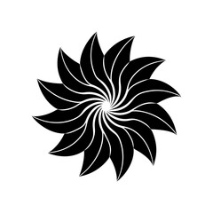 Fototapeta premium Y2k star shape silhouette vector icon. Simple minimal geometric star icon in trendy retro 2000s style. Abstract space cosmos galaxy concept