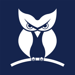 Owl logo template vector icon design