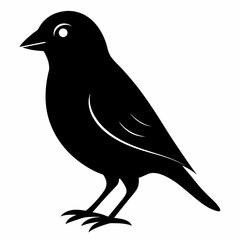 Obraz premium Finchesa Black silhouette