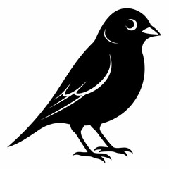 Finchesa Black silhouette