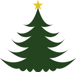 Festive Christmas Tree - Bright and Merry Design