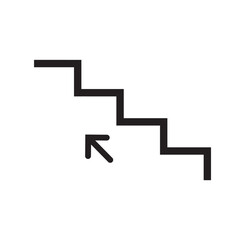 up down stairs icon information sign