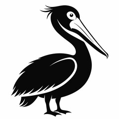 Pelican Black silhouette
