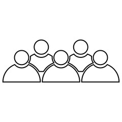 Team Icon, Simple Icon Vector Design, best used for presentation, application, web and banner