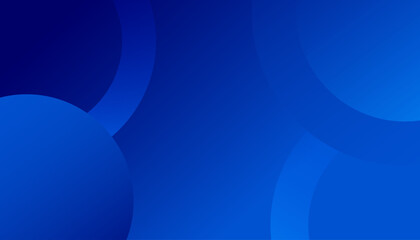 Blue abstract geometric background. Dynamic shapes composition.  Vector illustration