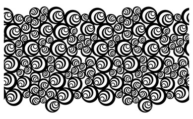 Seamless Round Pattern Vector Ring Circle Clipart Repeating background