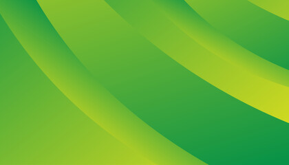 Modern banner background. Geometric memphis. Green and yellow gradation . vector illustration