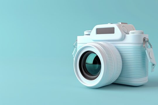 digital photo camera isolated