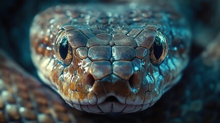 Obraz premium Close-up of a Snake's Eye