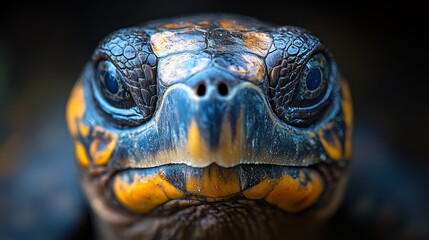 Obraz premium Close-up of a Turtle's Face
