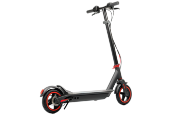 Innovative Electric Scooter Displayed Against Minimalist Background in Modern Urban Setting During Daytime on Transparent PNG Background..