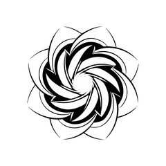 Y2k star shape outline vector icon. Abstract minimal geometric star icon in trendy retro 2000s style. Space cosmos galaxy concept