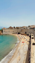 view of the beach in the Italy