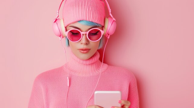 A promotional photo featuring an influencer endorsing a product, with strategic copy space available for brand messaging and marketing slogans. The image conveys credibility and endorsement in