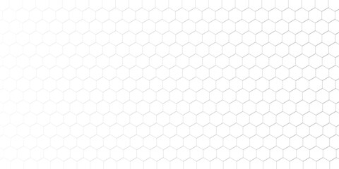 hexagon pattern. Seamless background. Abstract honeycomb background in grey color. Vector illustration