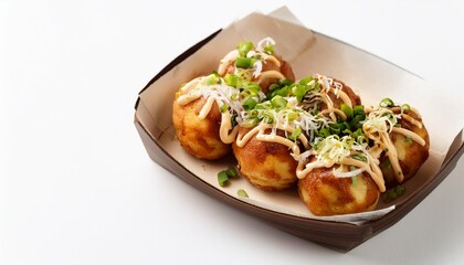 器に盛ったたこ焼き