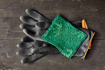 Rubber Cleaning Gloves