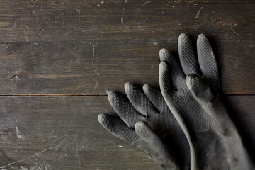Rubber Cleaning Gloves