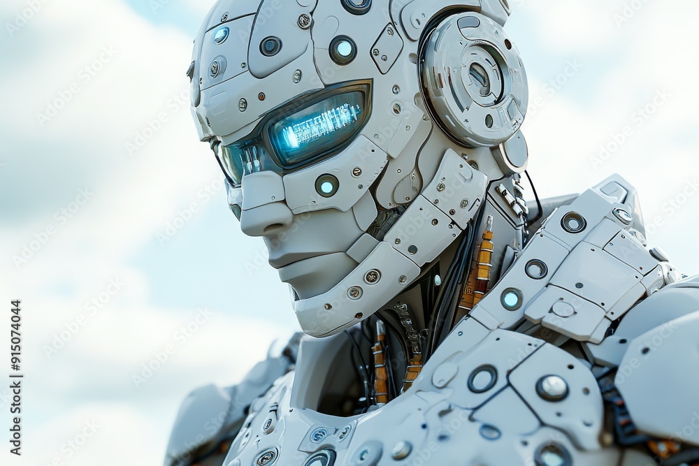 Poster sophisticated robotic system exploring human like emotions a fusion of artificial intelligence and h