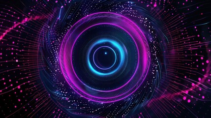 Obraz premium Abstract Neon Light Design