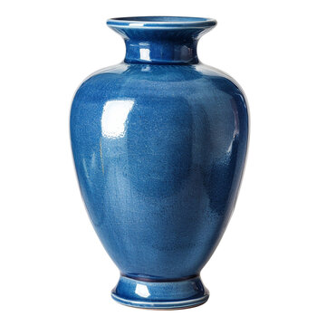 recommend clip art: Blue ceramic decorative vase clip art