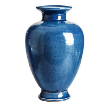 recommend clip art: Blue ceramic decorative vase clip art