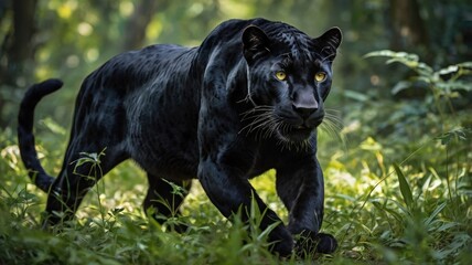 Black and White Silhouette of Wild and Domestic Animals