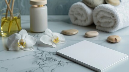 A still life image of a book and vase filled with flowers sitting on a table